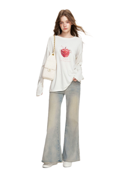 Sequin Apple T-Shirt