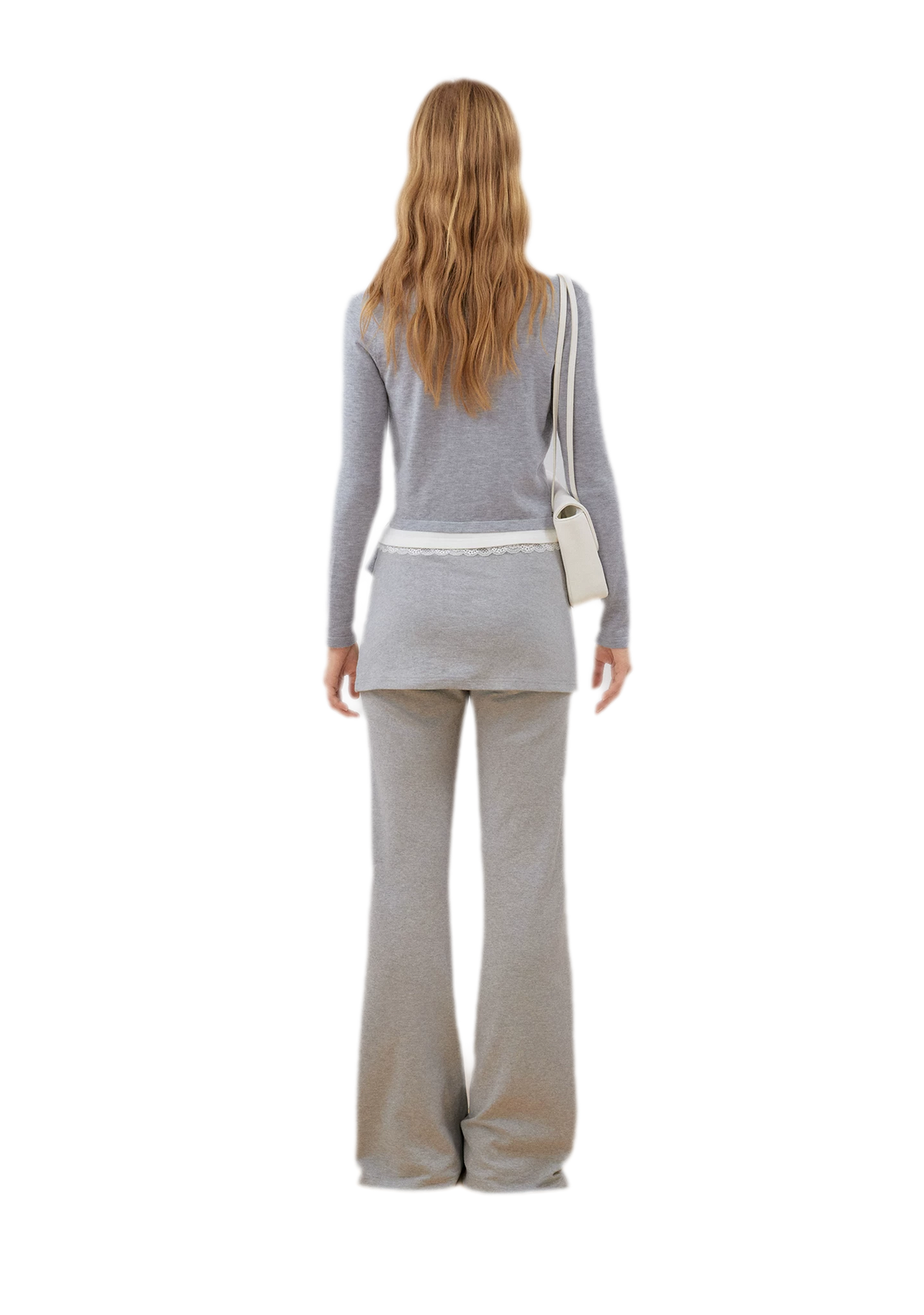 Silk Wool Wrap Knit Top