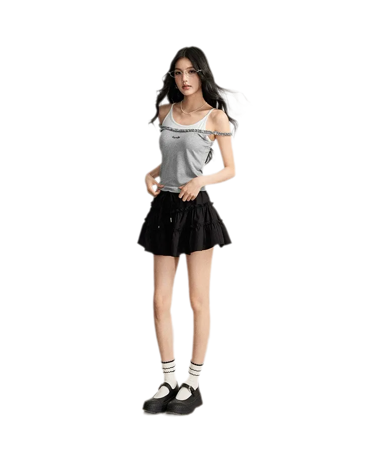 Lace Tie Skirt