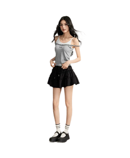 Lace Tie Skirt