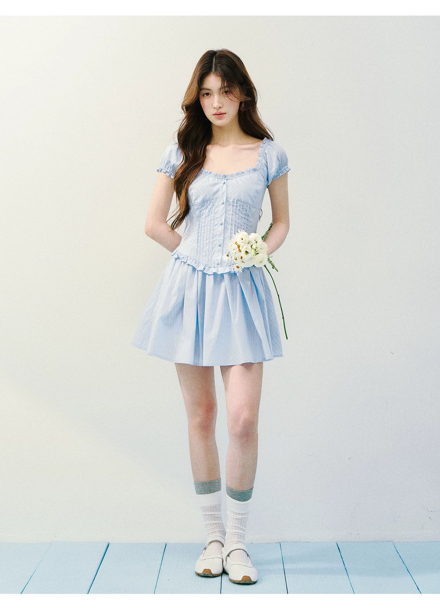 Sea Salt Afternoon Striped Tea Dress