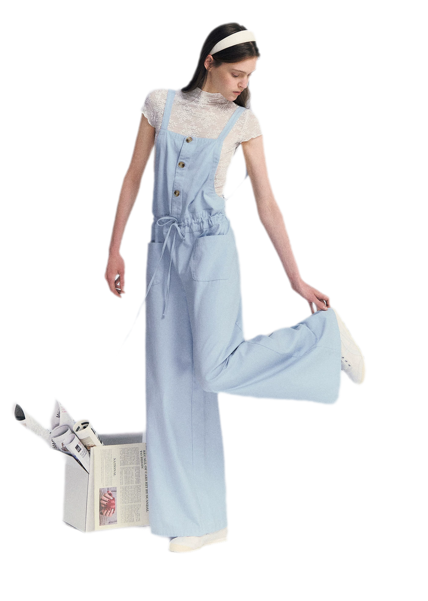 Drawstring Jumpsuit