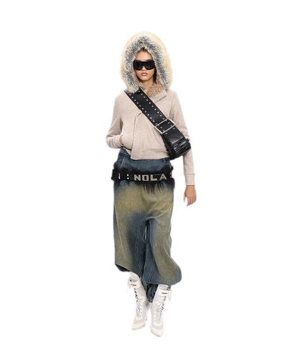 Hooded Plush Zip Set