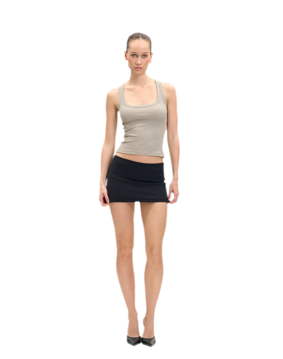 Ribbed U-Neck Cami