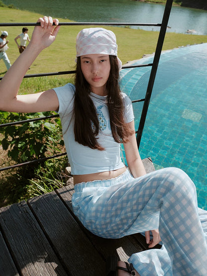 Lyocell Linen Wide-Leg Pants