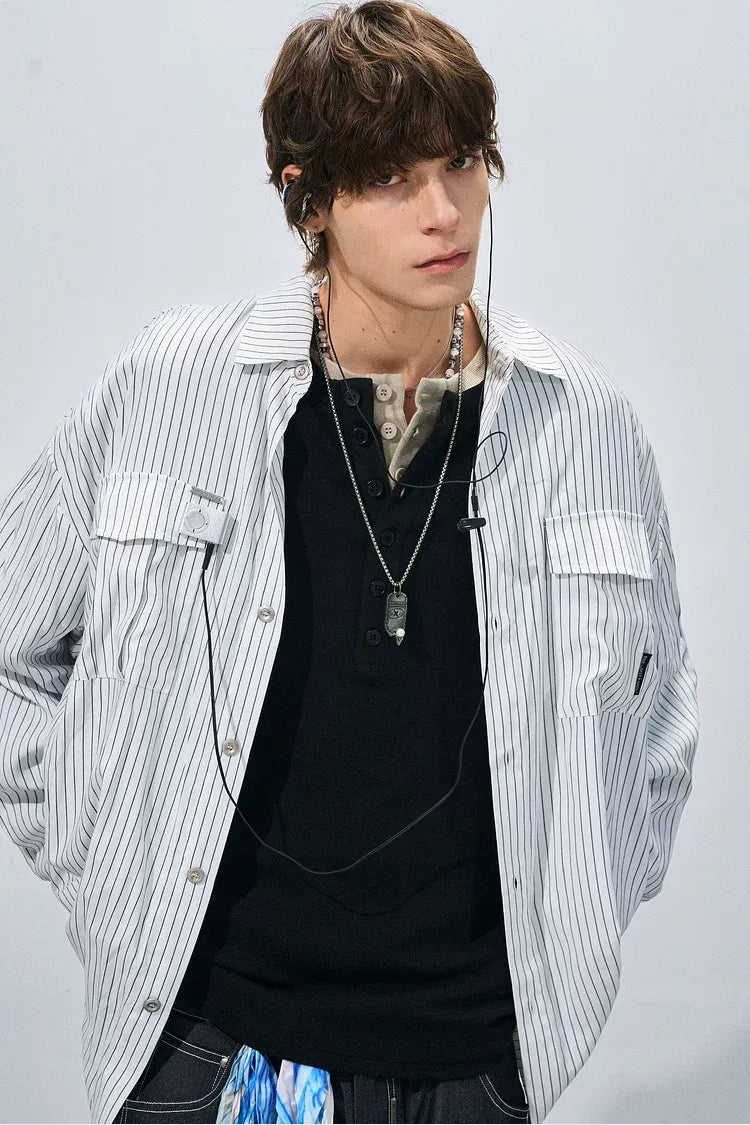 Vintage Striped Relaxed Shirt