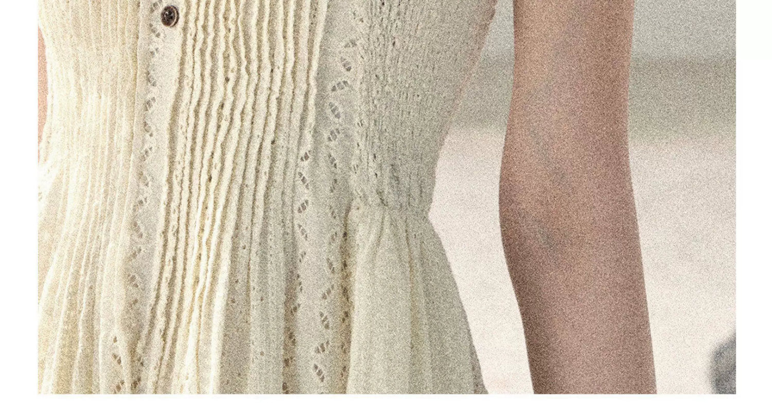 "Gap of Floral Tassels" French Style Lace Ruffled