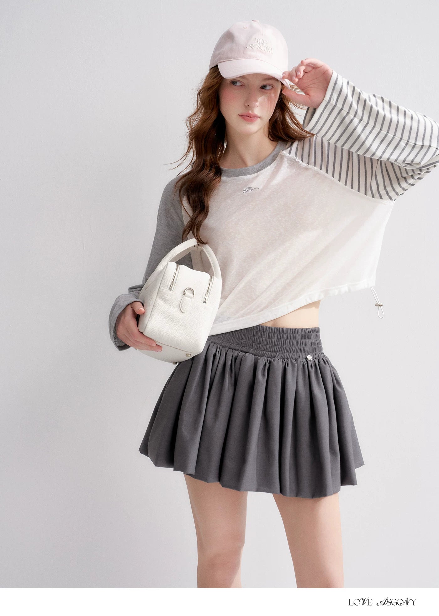 Lyocell Drawstring Raglan Sleeve Sun Protection Tee