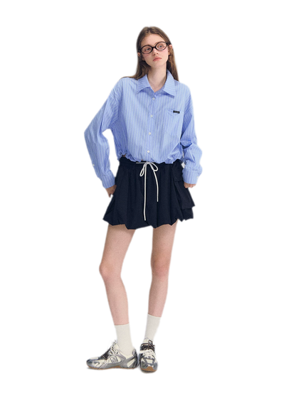 Half-Zip Drawstring Jacket