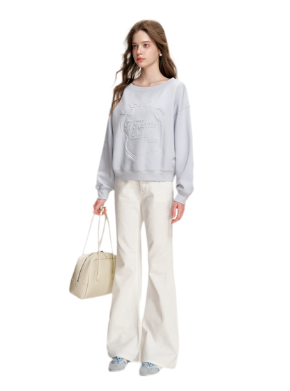 Modal Embossed Sweatshirt