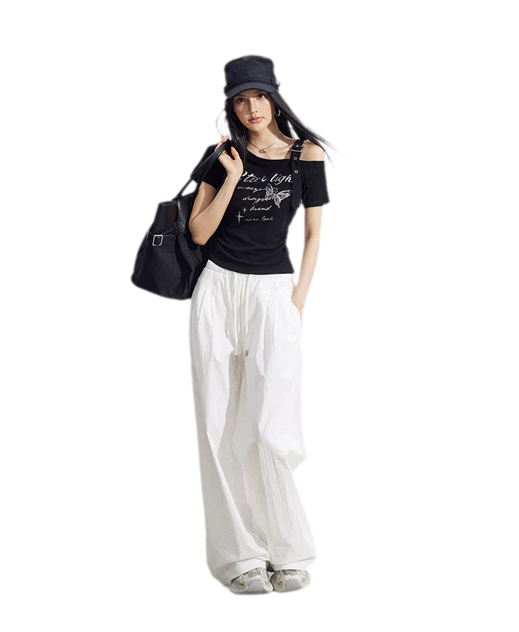 Heart Wide-Leg Pants