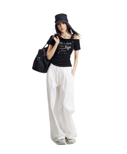 Heart Wide-Leg Pants