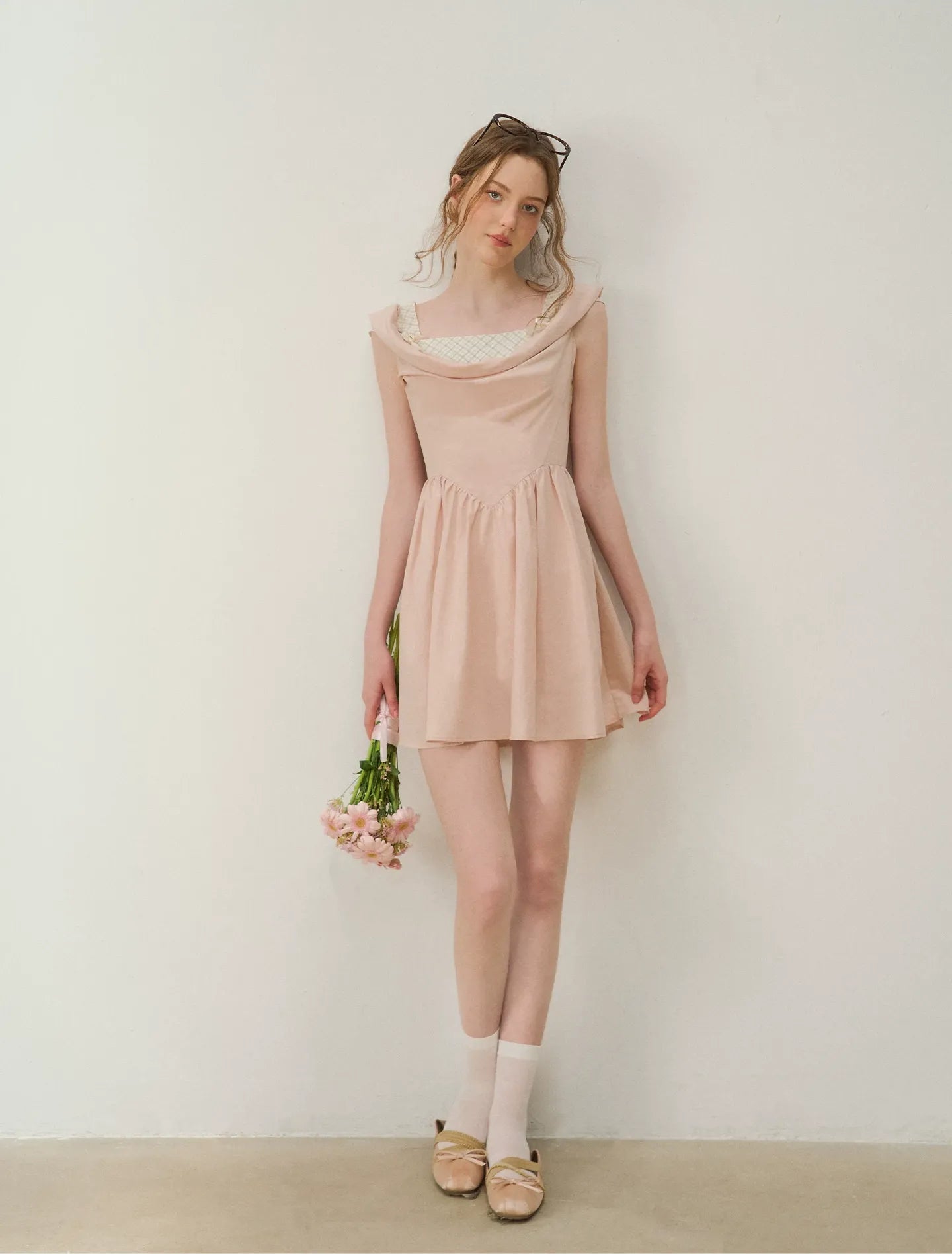 Lyocell Check Dress