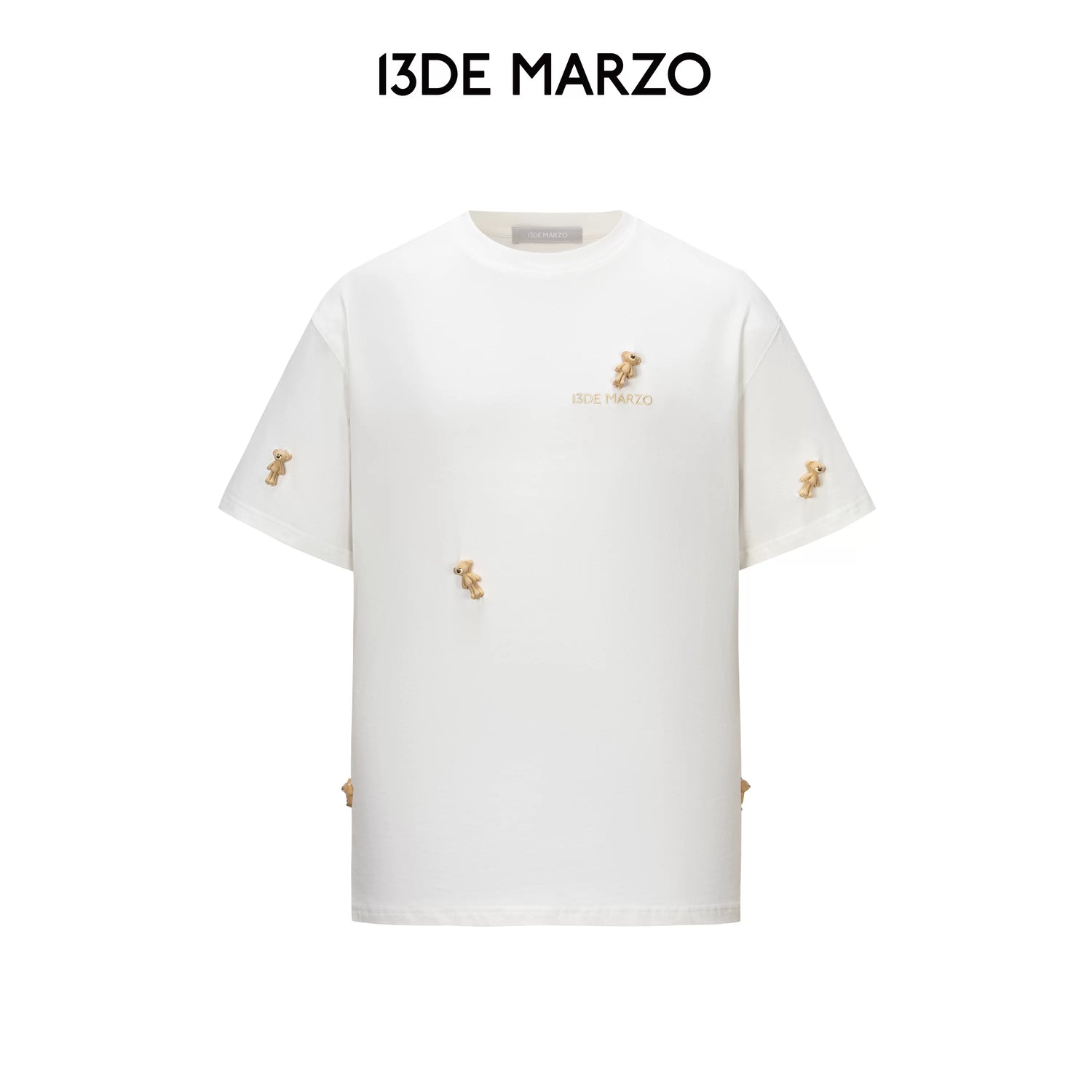 Unisex 2026 Spring/Summer Plush Bear T-Shirt
