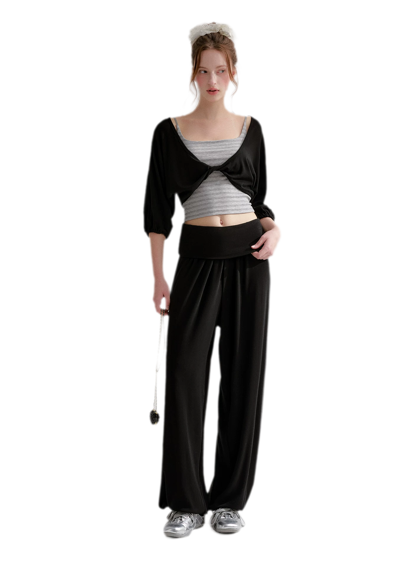 Lantern Sleeve Knit Set
