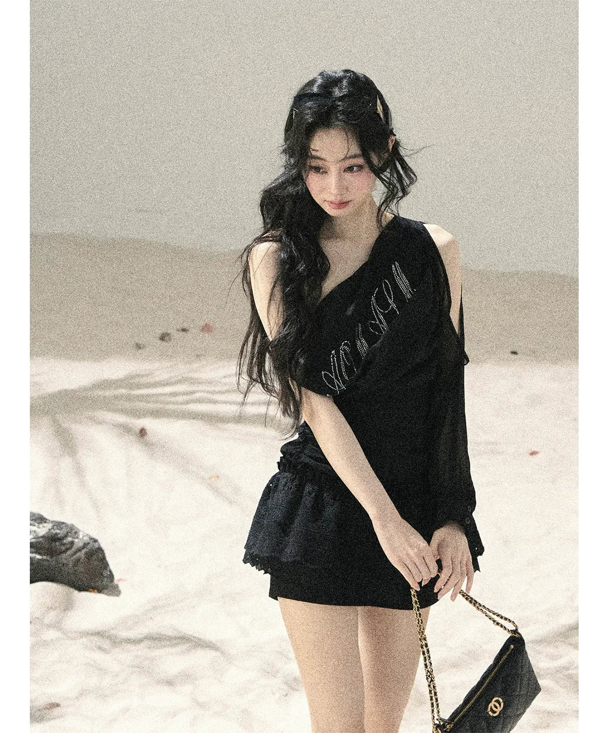Starlight One-Shoulder Tee