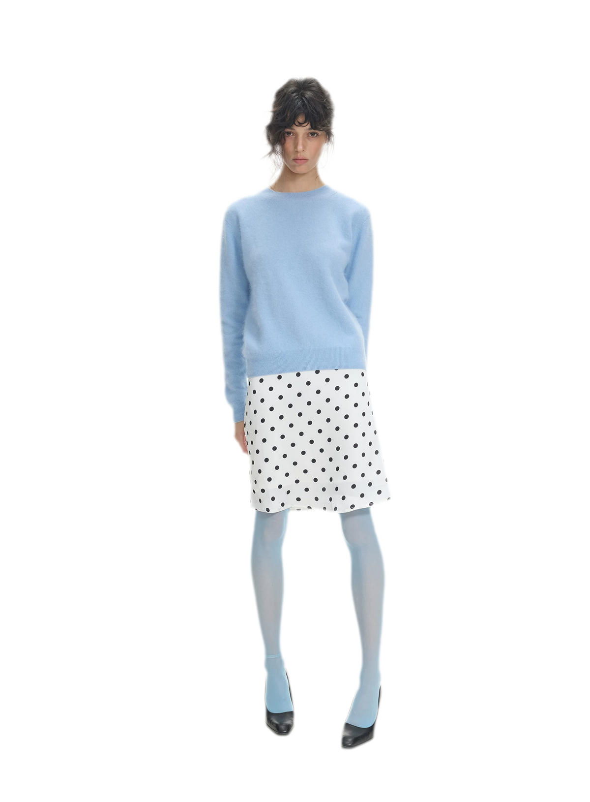 Brushed Knit Crewneck Sweater