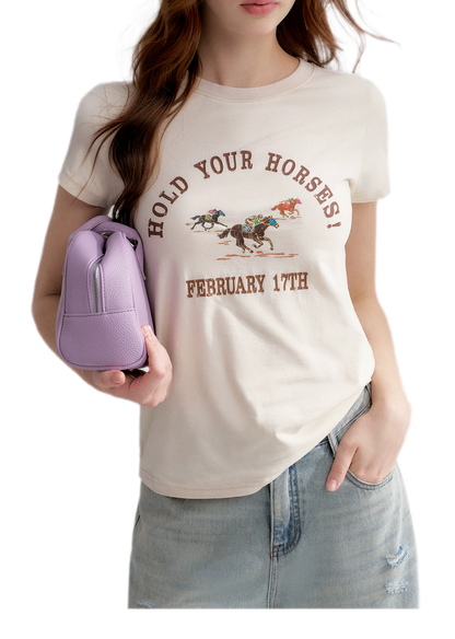 Vintage Horse Print Tee