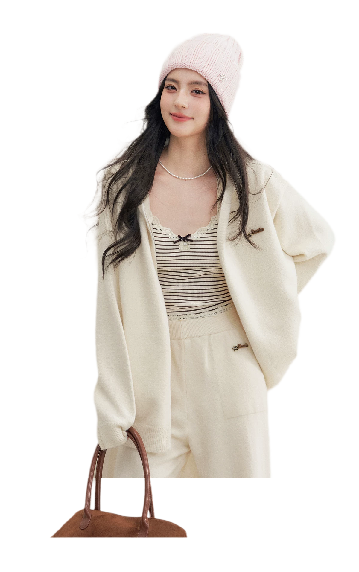 Cozy Knit Hoodie Set