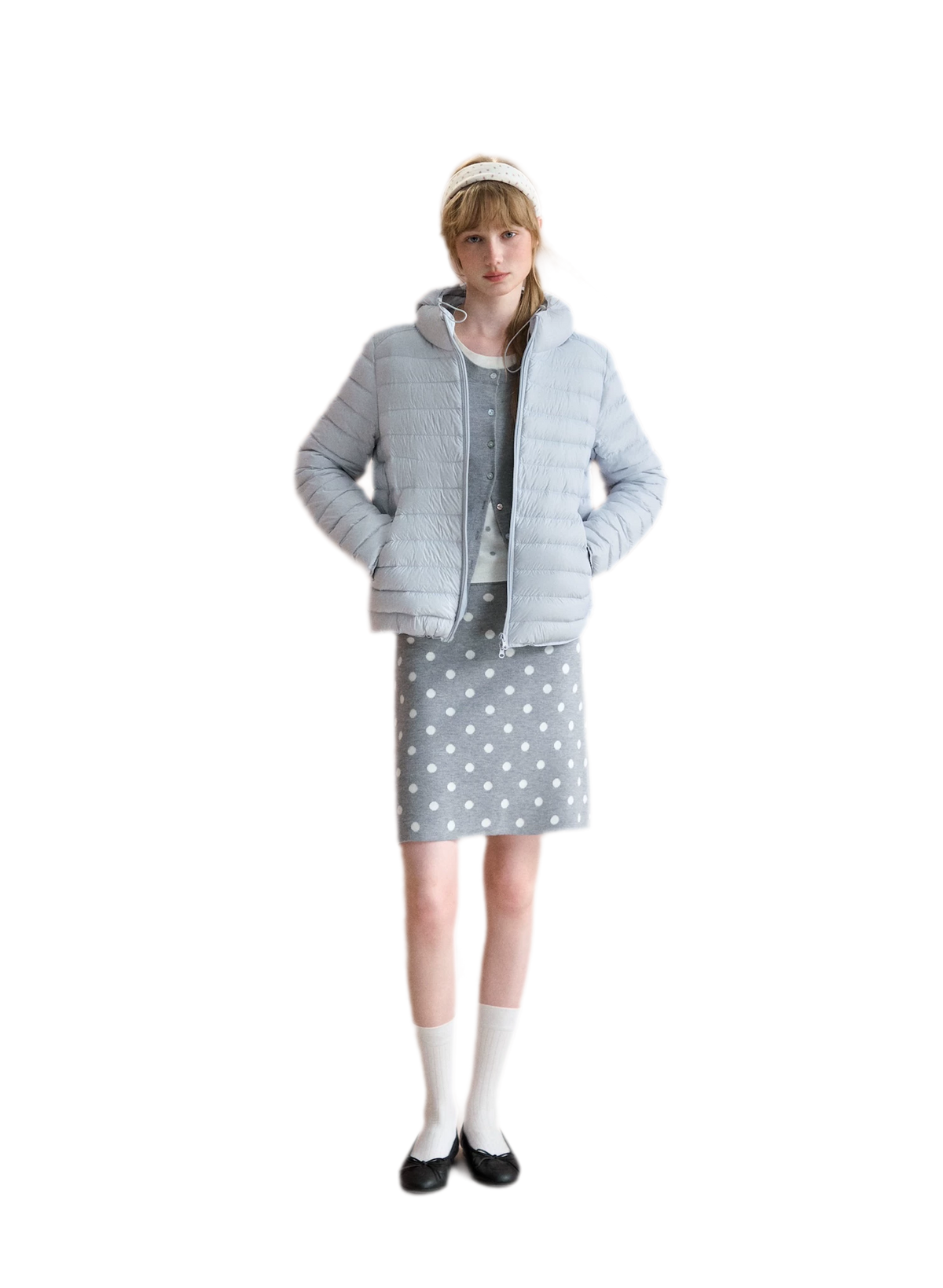 Lightweight Quilted Hooded Down Jacket