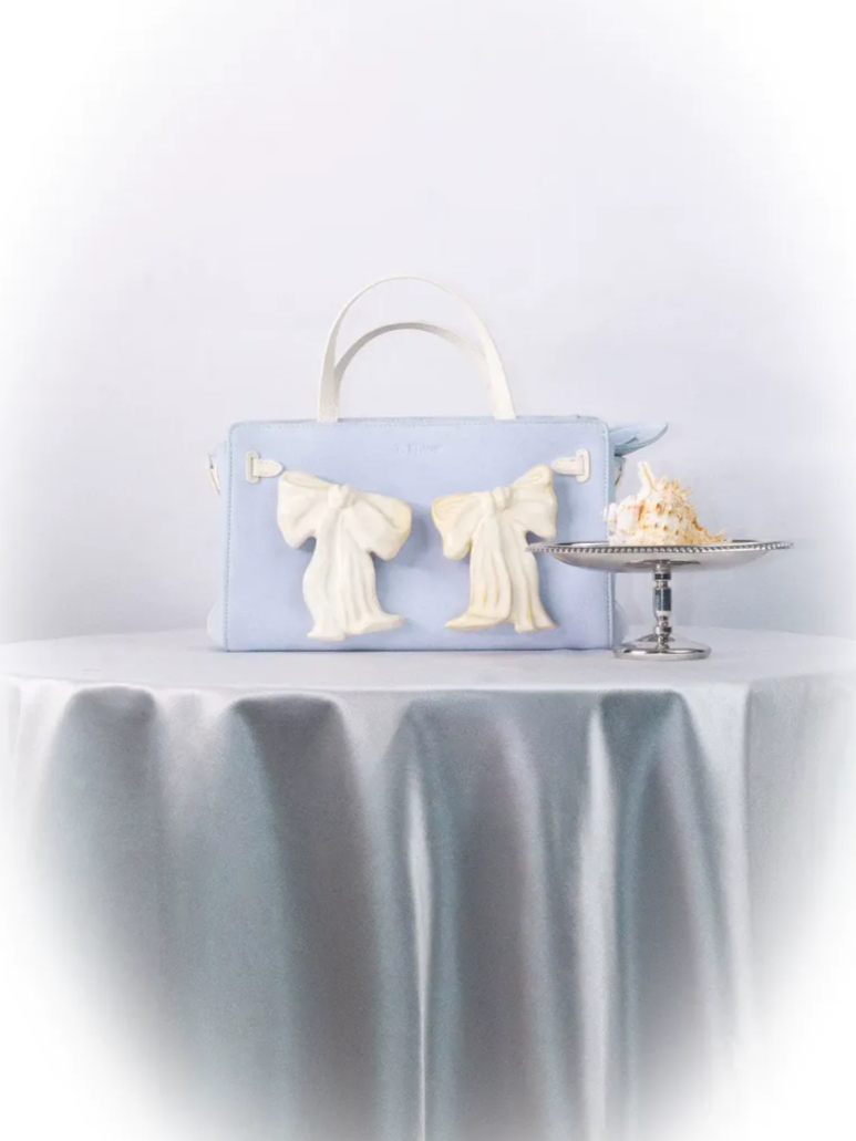 Handcrafted Ceramic Bow Bag