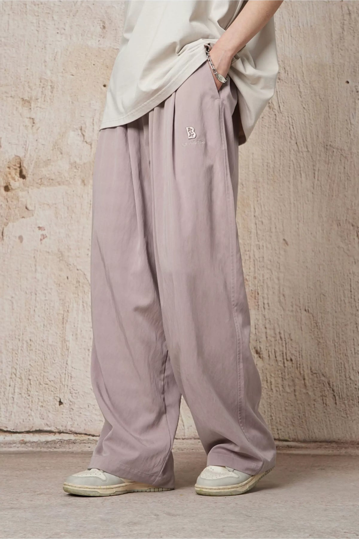 Relaxed Straight-Leg Trousers
