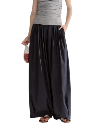 Pleated Balloon Relaxed Pants