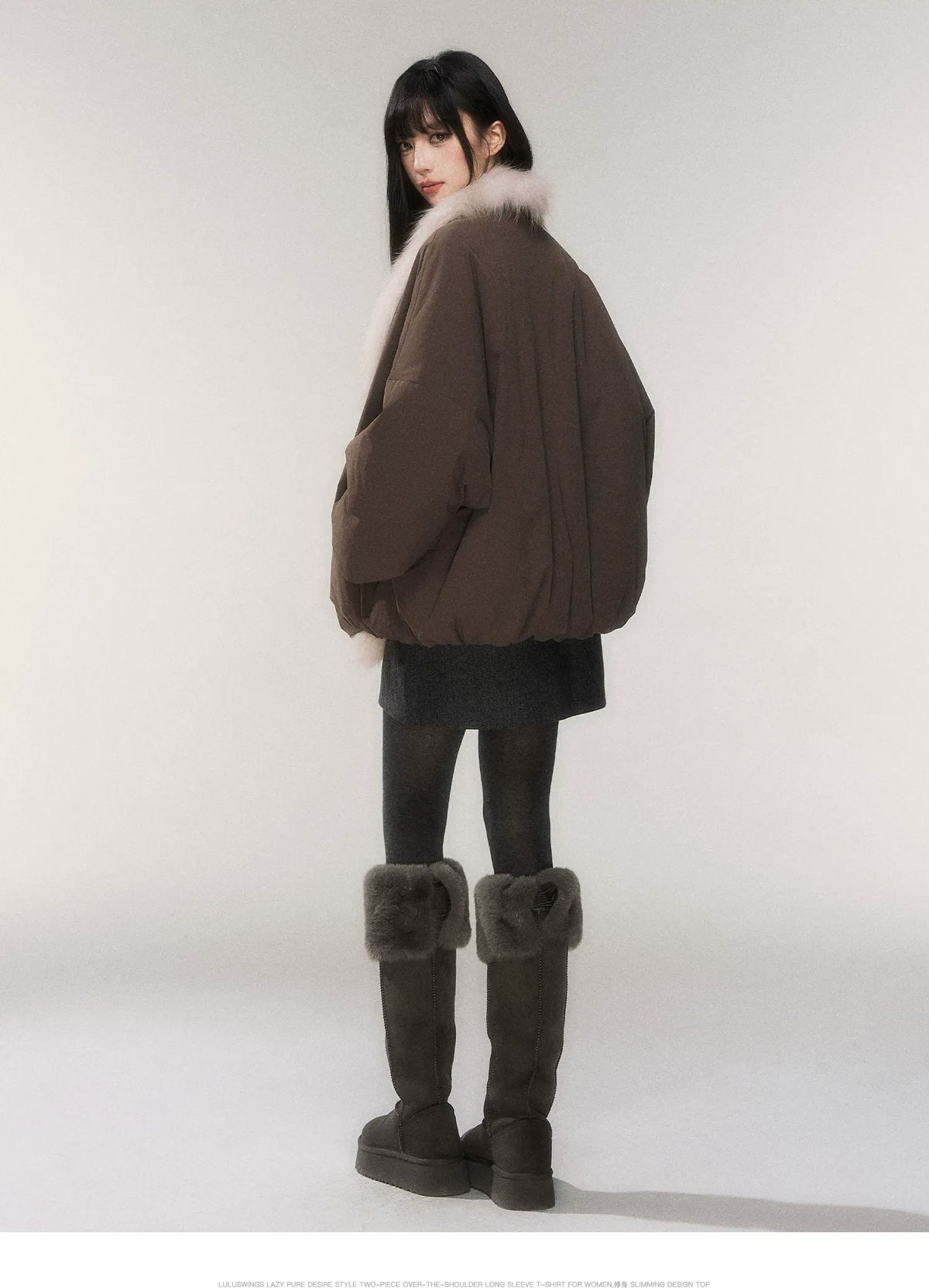 Fox Fur Goose Down Coat