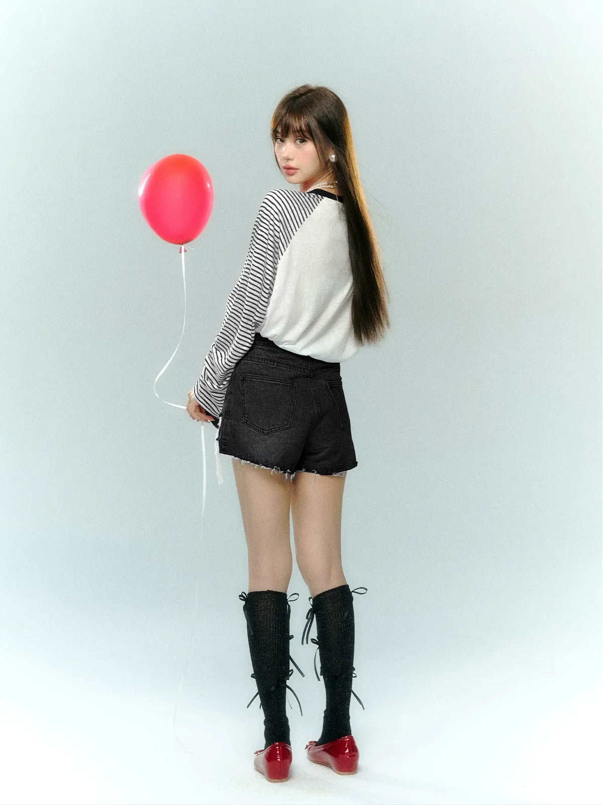 Color-Block Striped Top