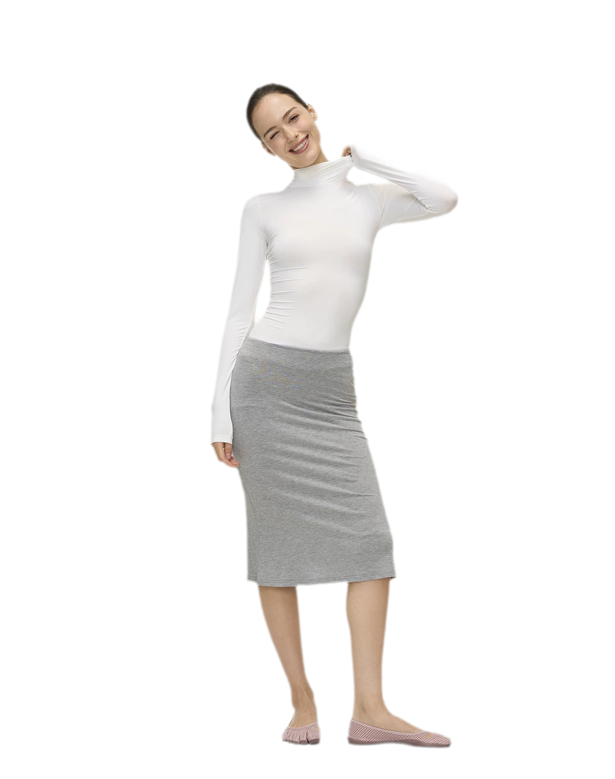 Brushed High-Neck Top