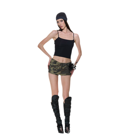 Cross Back Ribbed Cami