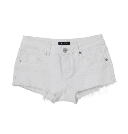 Wild Phantom Ultra Low-Rise Denim Shorts