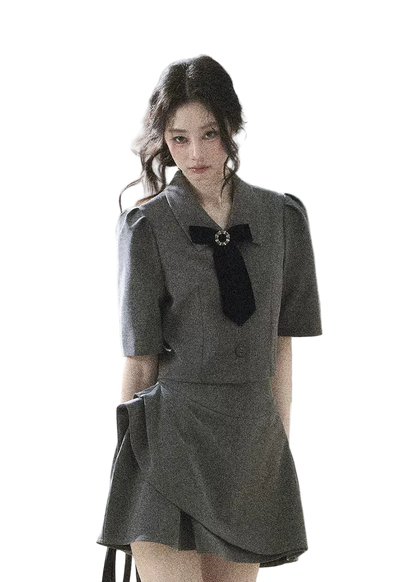 "Paris Afternoon" Summer Two-Piece Set