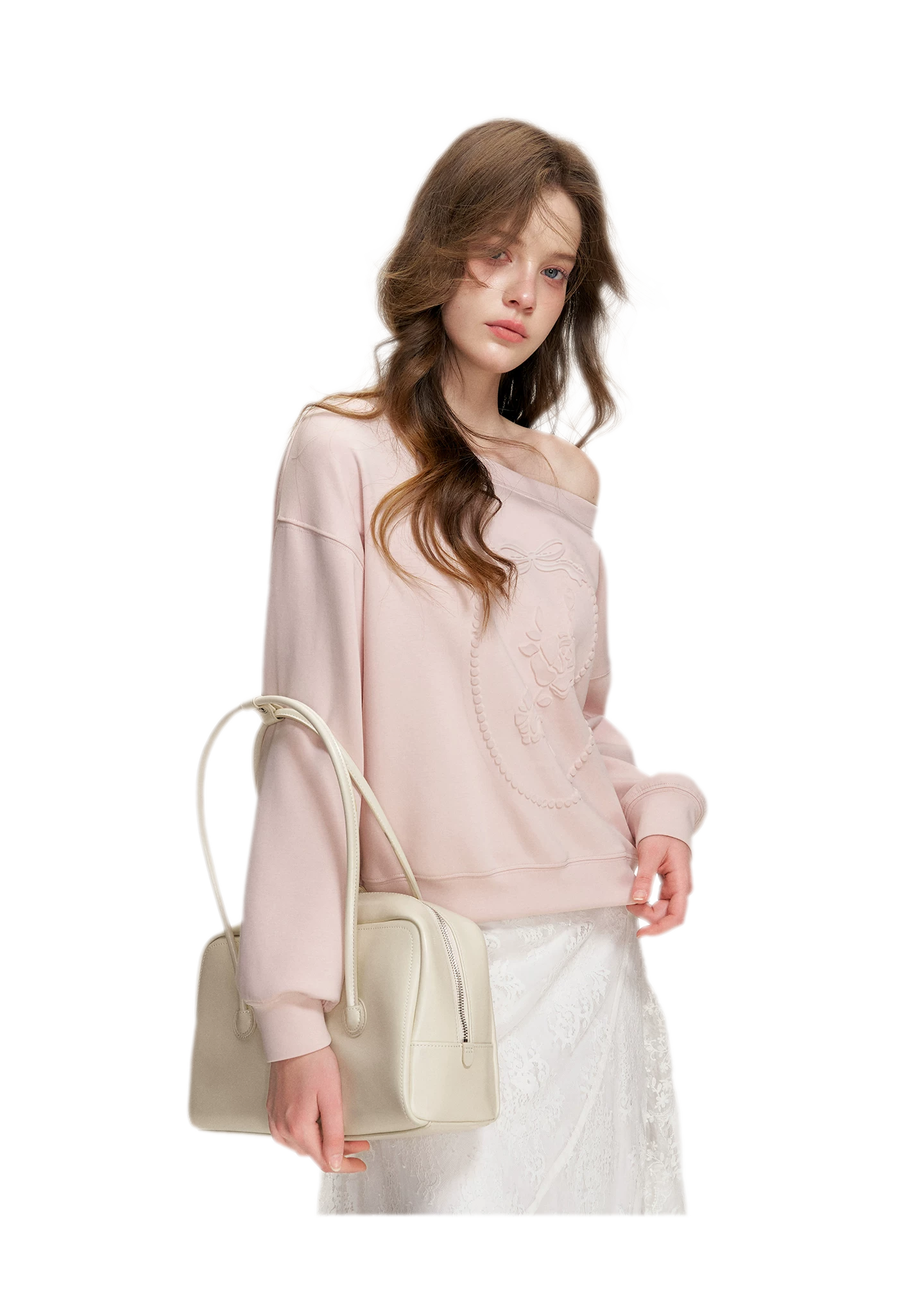 Modal Embossed Sweatshirt