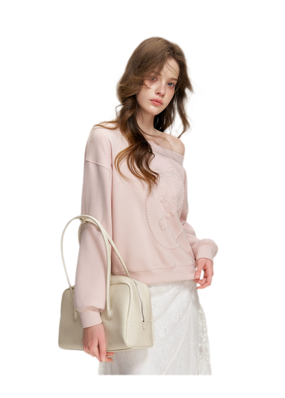 Modal Embossed Sweatshirt