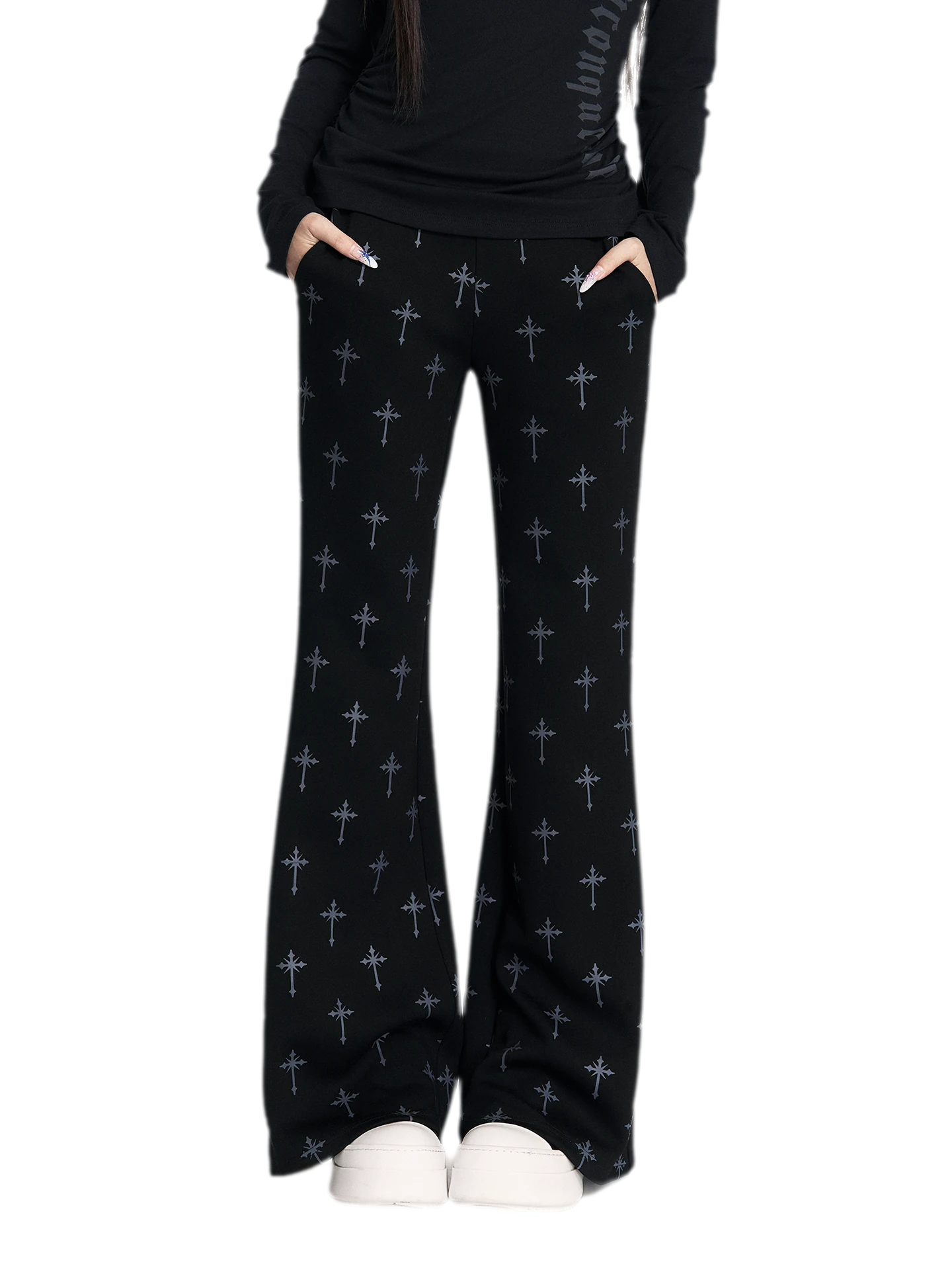 Printed Hooded Trackwear Set