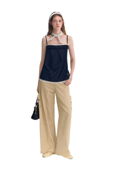 Lace Trim Cami Top
