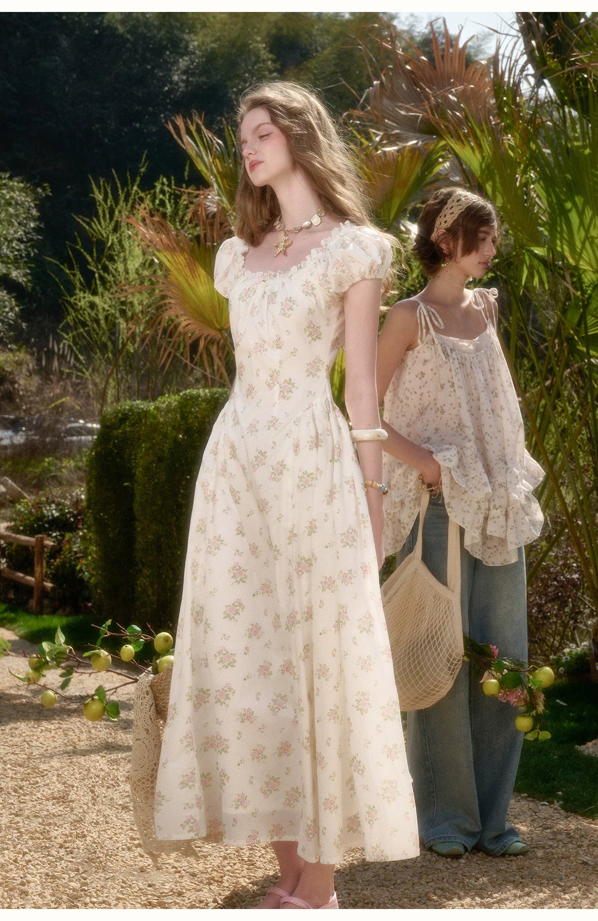 Cream Rose Holiday Rose Dress