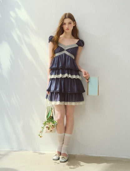 Summer Isles Tiered Dress