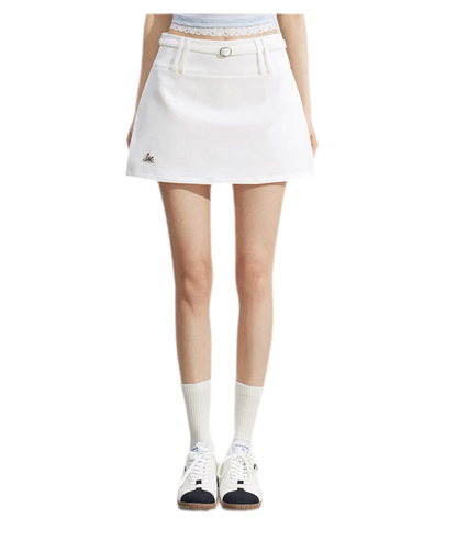 Tailored A-Line Mini Skort