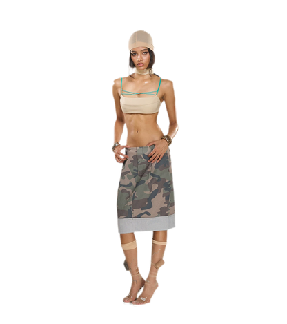 Textured Cutout Halter Camisole