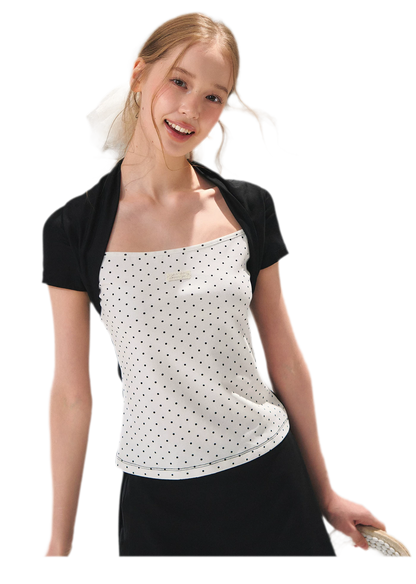 Colorblock Faux Two-Piece Tee