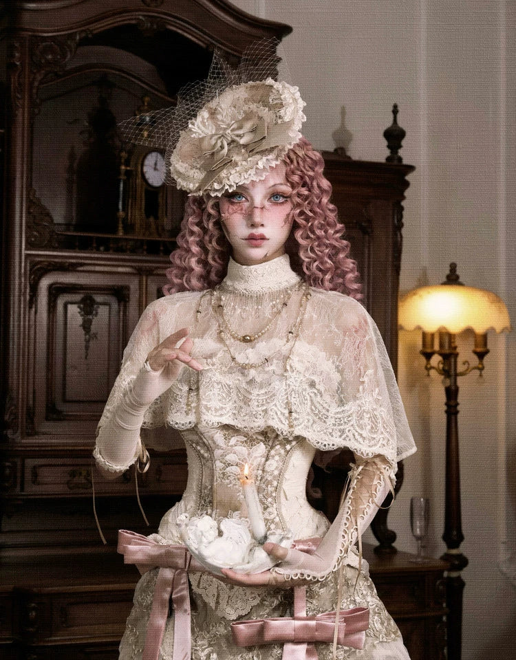 Lace Victorian Cape Top