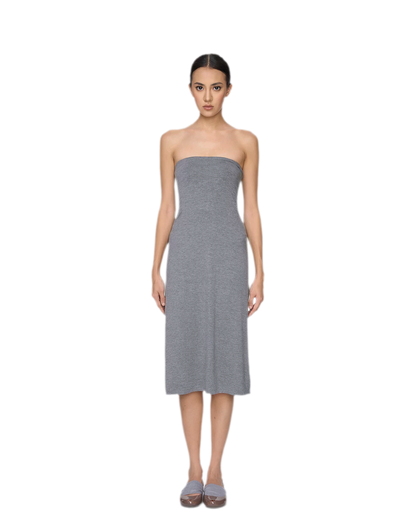 Straight Tube Midi Dress