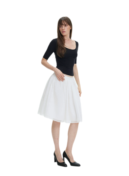 Soft U-Neck Slim-Fit T-Shirt