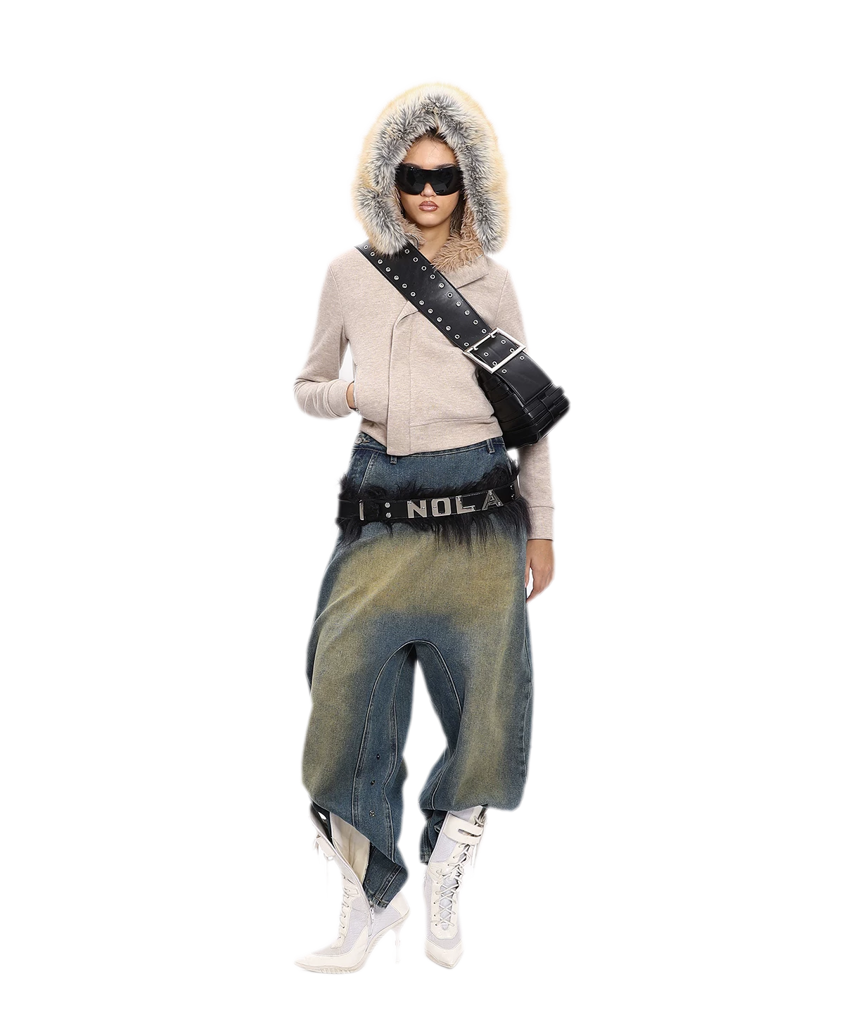Hooded Plush Zip Set