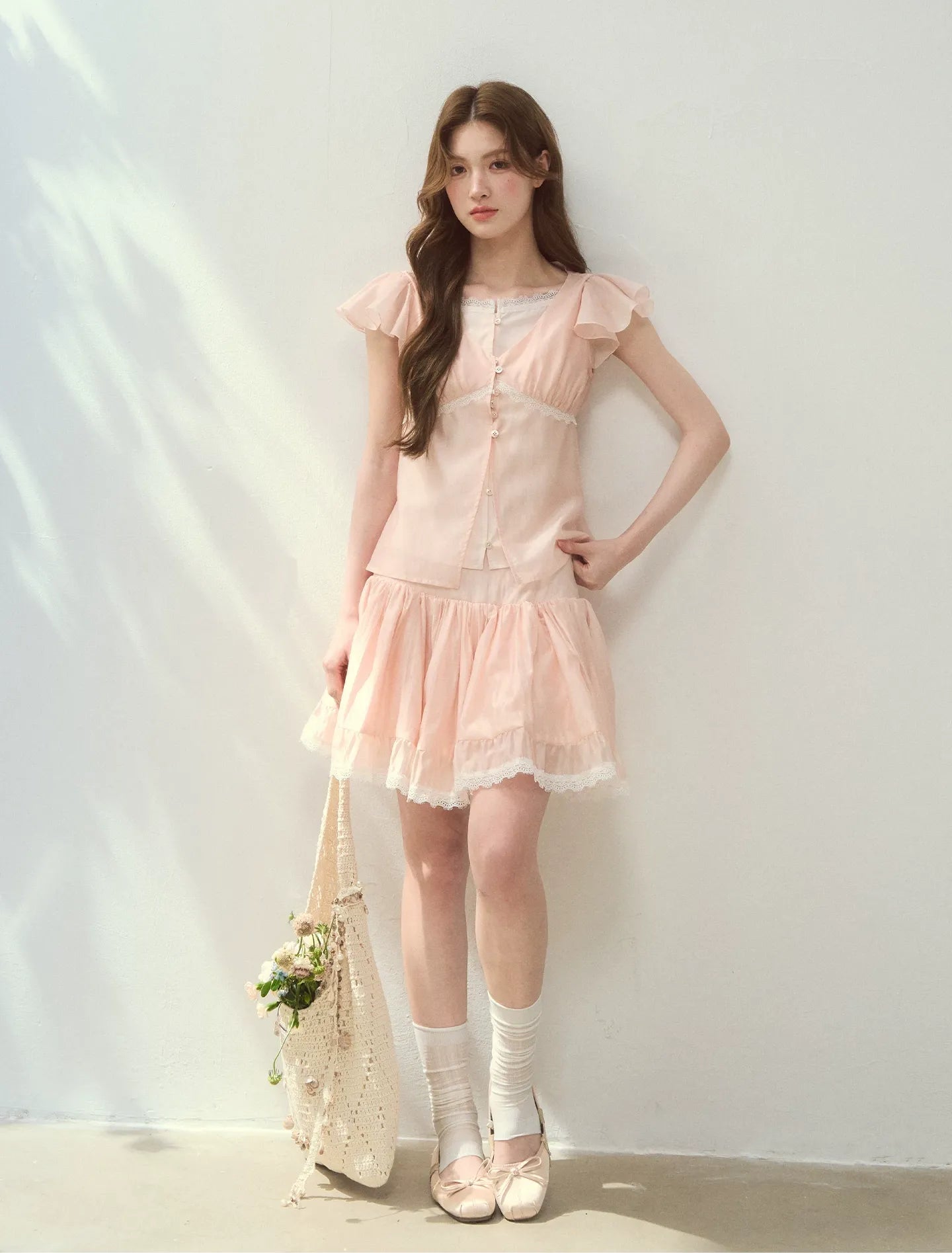 Shell Girl Blouse Skirt