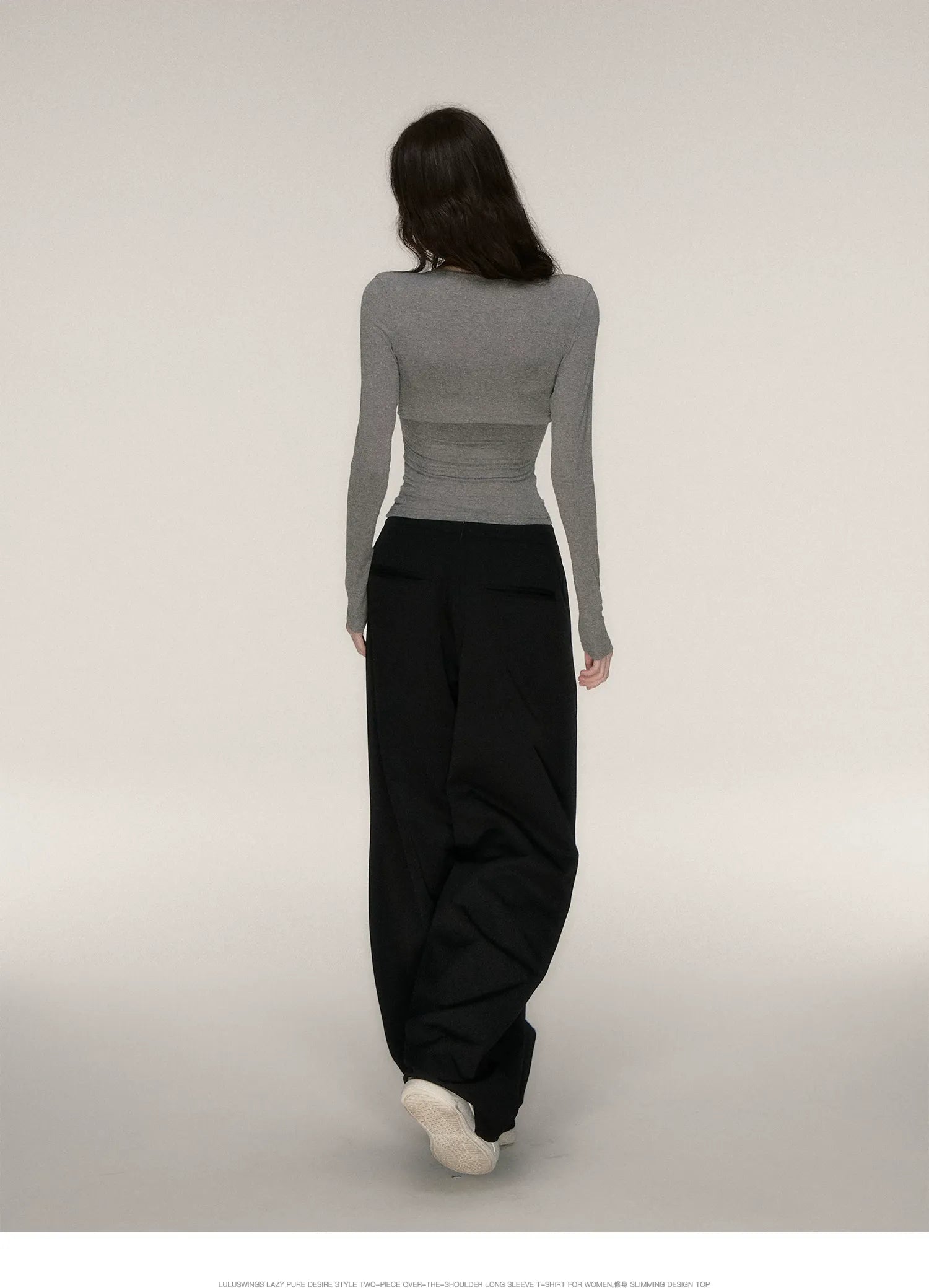 Soft Fitted Layered Top Set