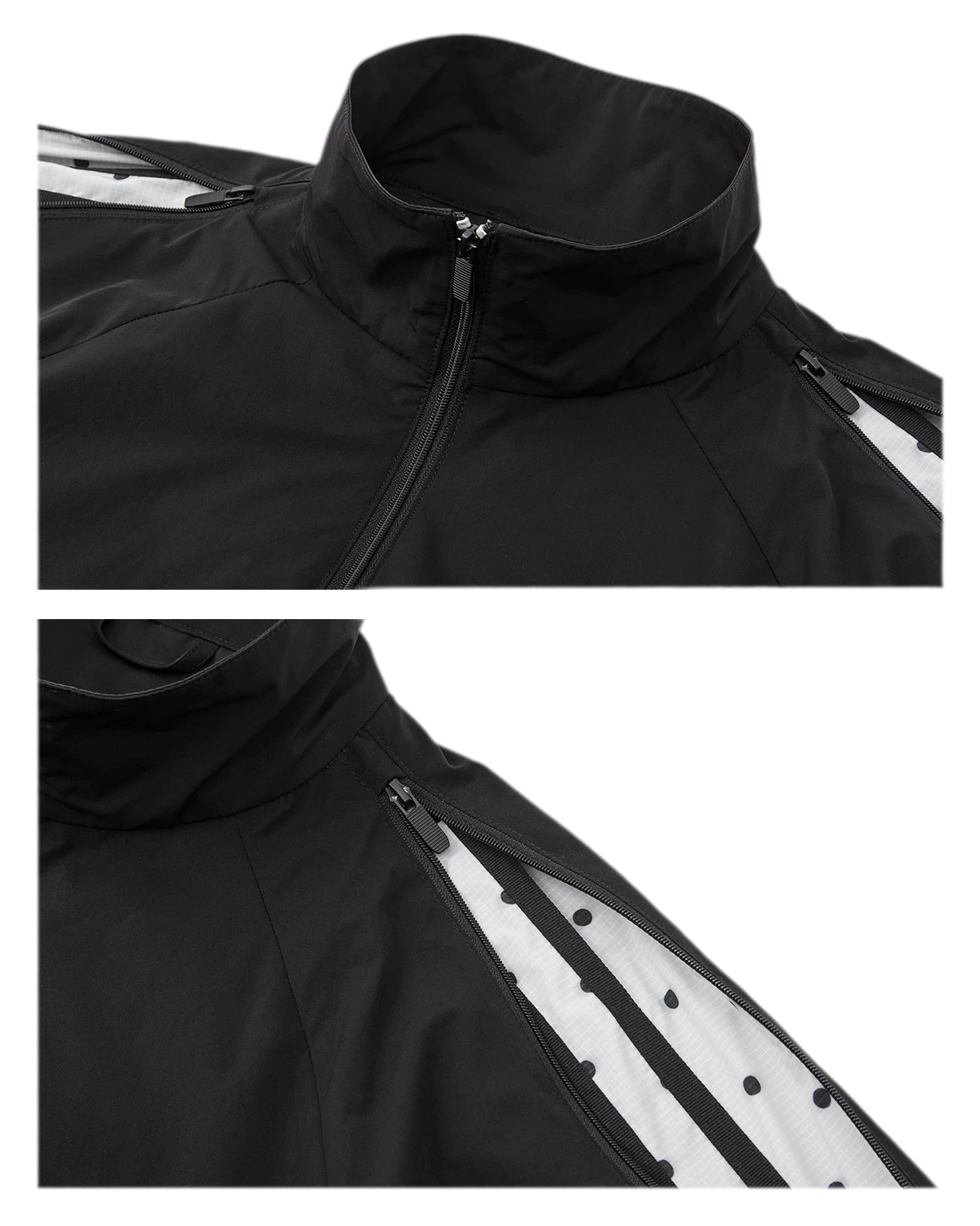 Structured Zipper Collar Jacket
