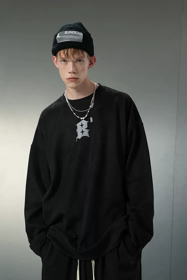 Eco Suede Oversized Sweatshirt